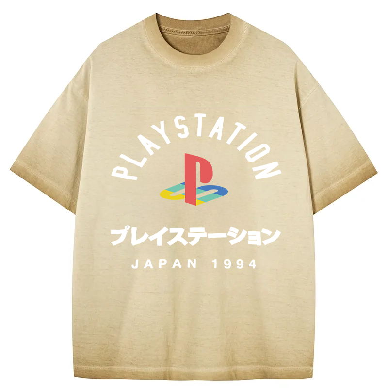 PlayStation Japan Gradient Washed T-Shirt