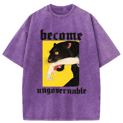 Tokyoviva Become Ungovernable Washed T-shirt