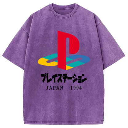 Sony Playstation Japanese Washed T-Shirt