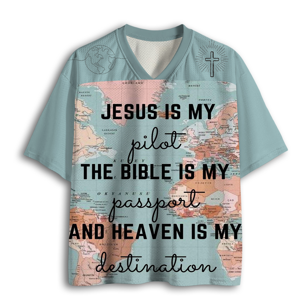 Tokyoviva Jesus Is My Pilot Mesh Jersey
