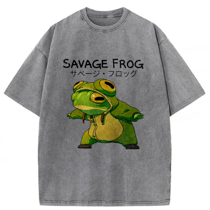 Tokyoviva Savage Frog Washed T-Shirt