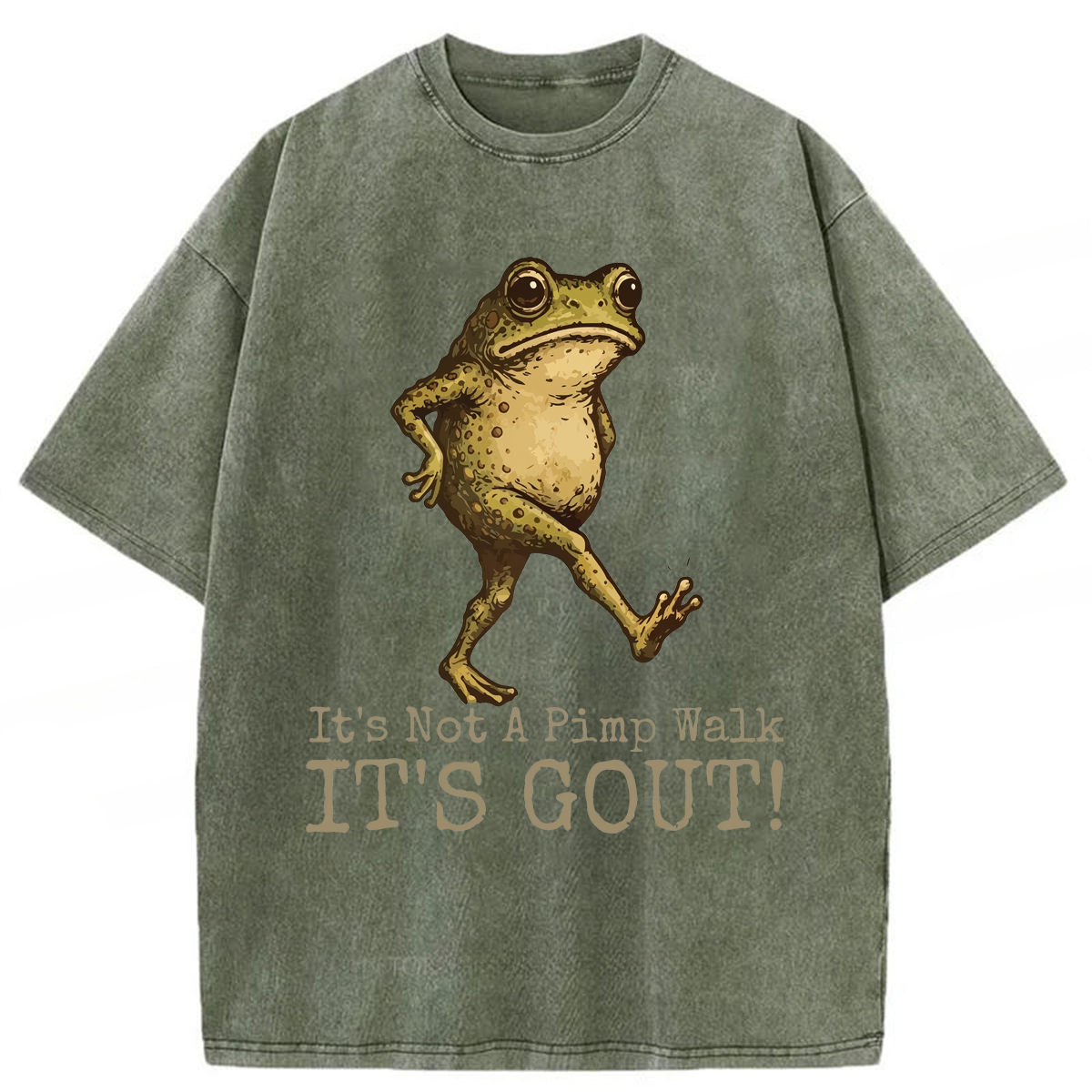 Tokyoviva It’s Not A Pimp Walk It’s Gout Washed T-shirt