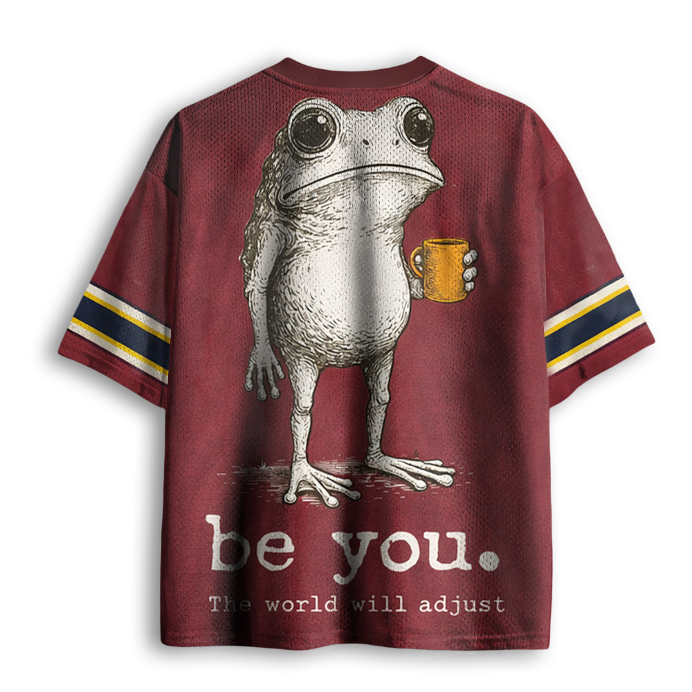 Baddiecat Be You The World Will Adjust Mesh Jersey