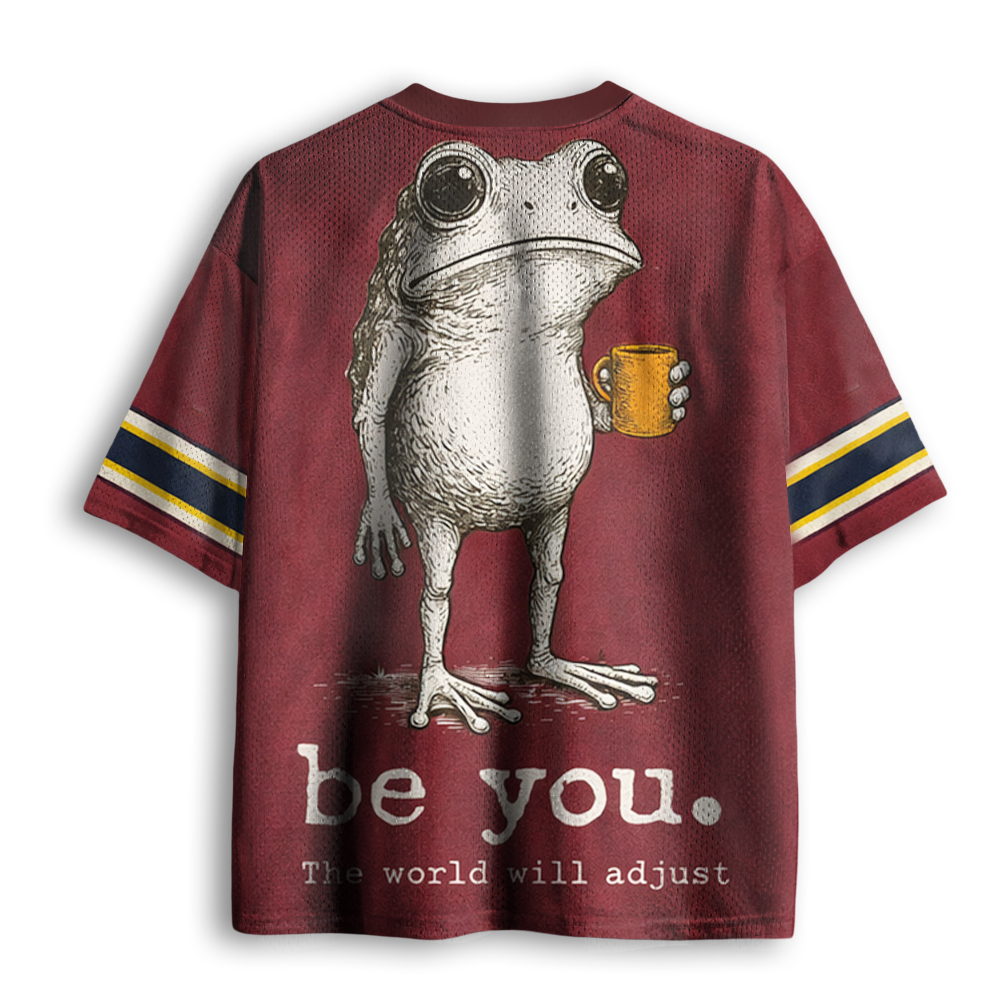 Baddiecat Be You The World Will Adjust Mesh Jersey