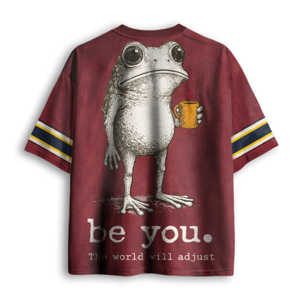 Baddiecat Be You The World Will Adjust Mesh Jersey