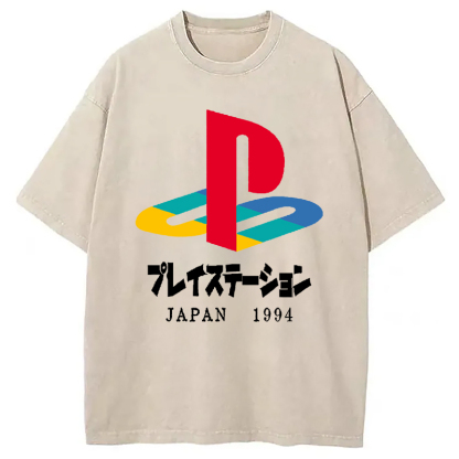 Sony Playstation Japanese Washed T-Shirt
