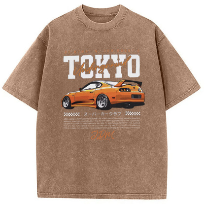 Tokyo JDM Style Car Washed T-Shirt