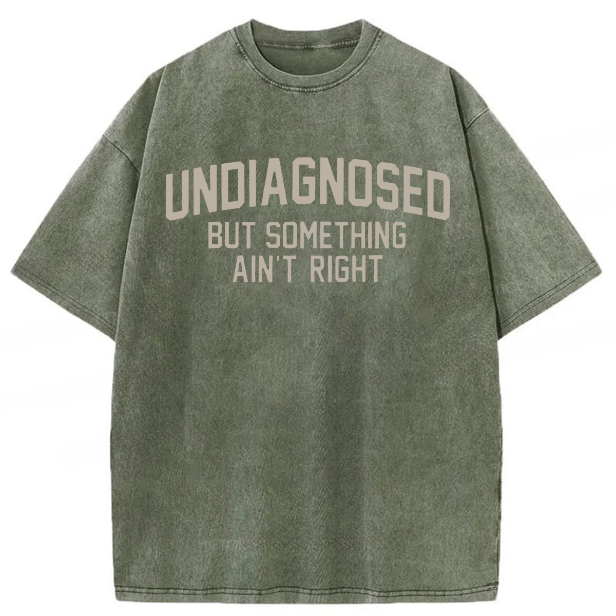 Tokyoviva Undiagnosed But Something Ain't Right Washed T-shirt