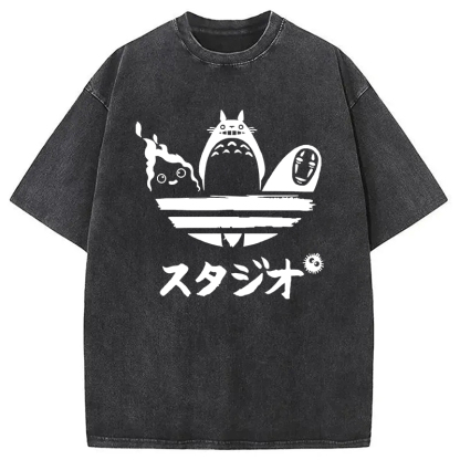 Ghibli Vintage Japanese Washed T-Shirt