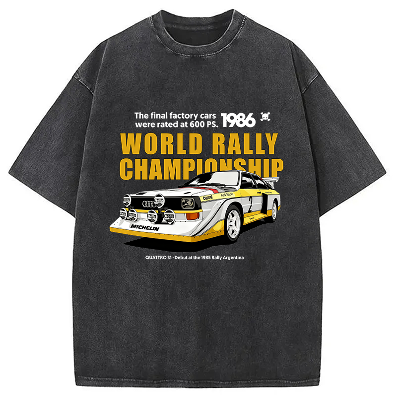 1986 World Rally Championship Washed T-Shirt