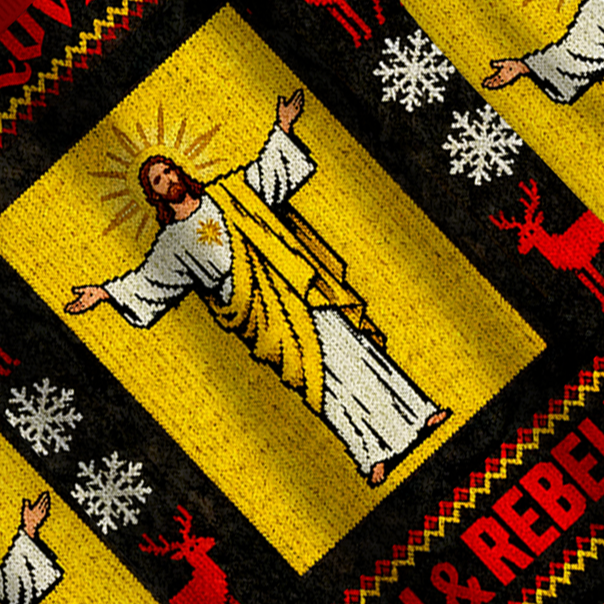 Baddiecat Truth & Rebellion Christmas Ugly Sweatshirt