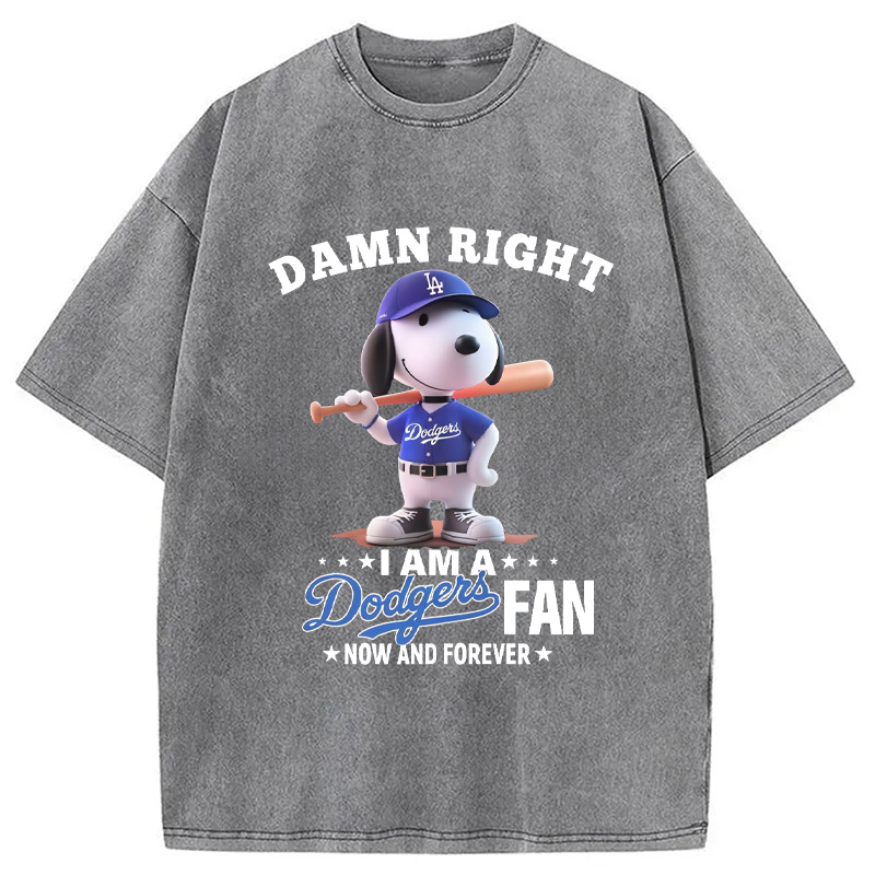 Dodgers Baseball Vintage Washed T-Shirt