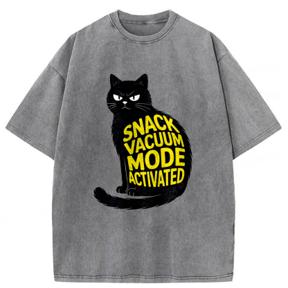 Tokyoviva Snack Vacuum Mode Activated Washed T-Shirt