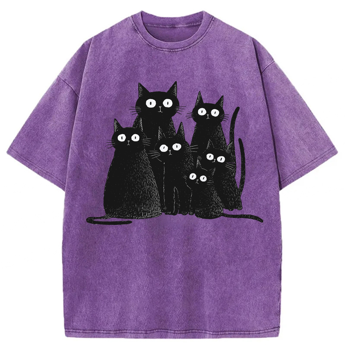 Tokyoviva Funny Cats Washed T-shirt
