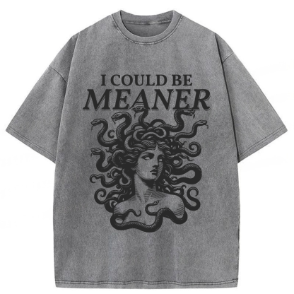 Tokyoviva I Could Be Meaner Washed T-shirt