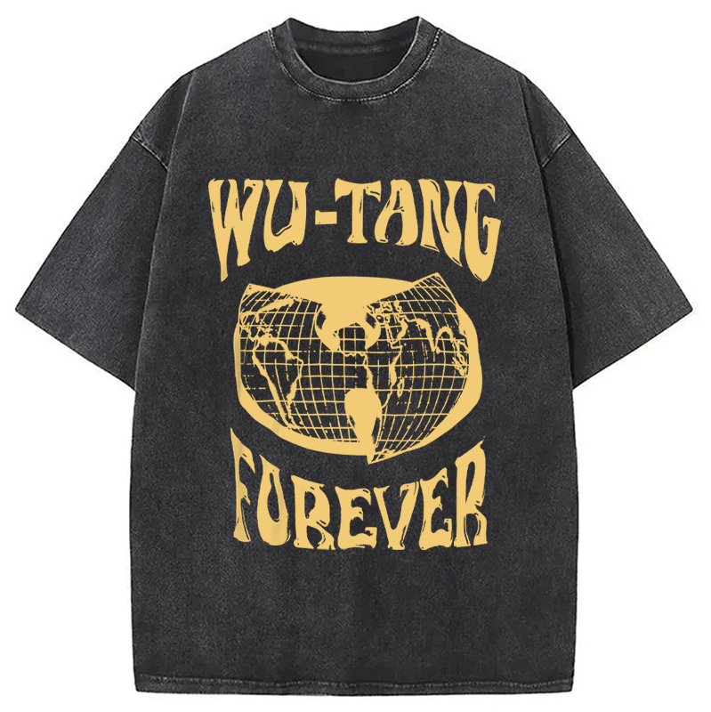 Wu-Tang Forever Hip-Hop Washed T-Shirt