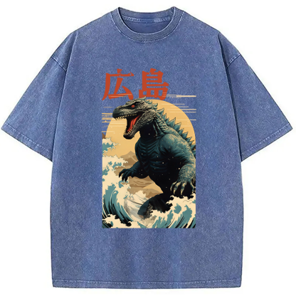 Hiroshima Godzilla Vintage Washed T-Shirt