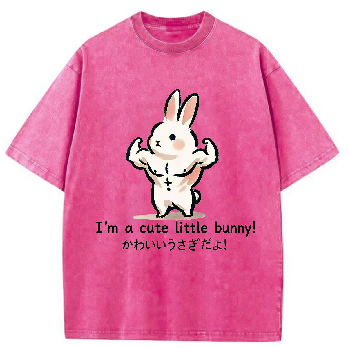 Tokyoviva Muscular Rabbit Washed T-Shirt