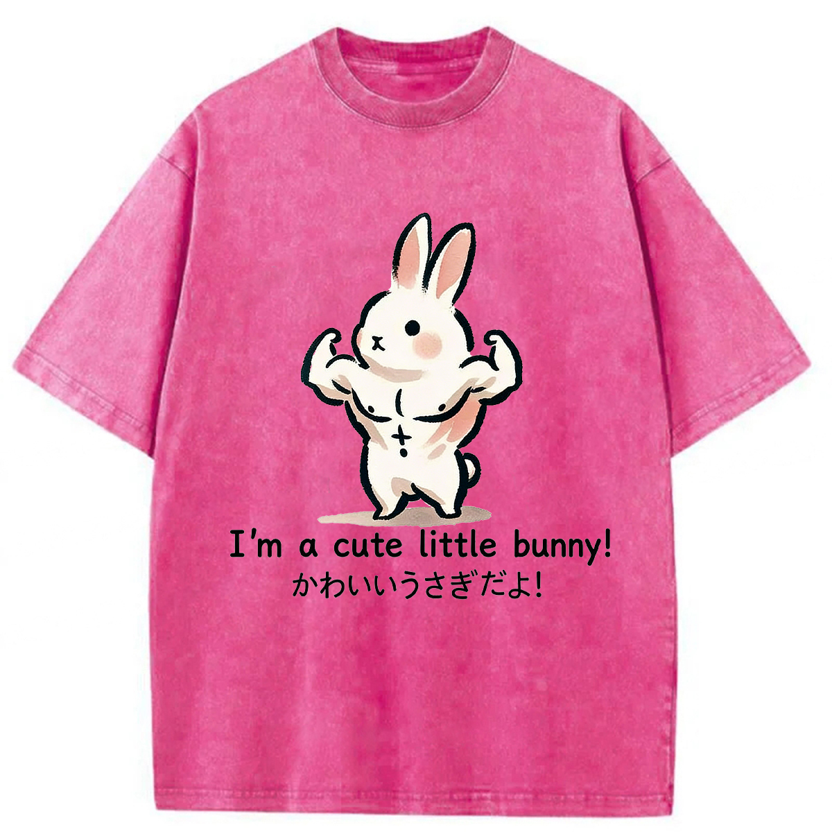 Tokyoviva Muscular Rabbit Washed T-Shirt