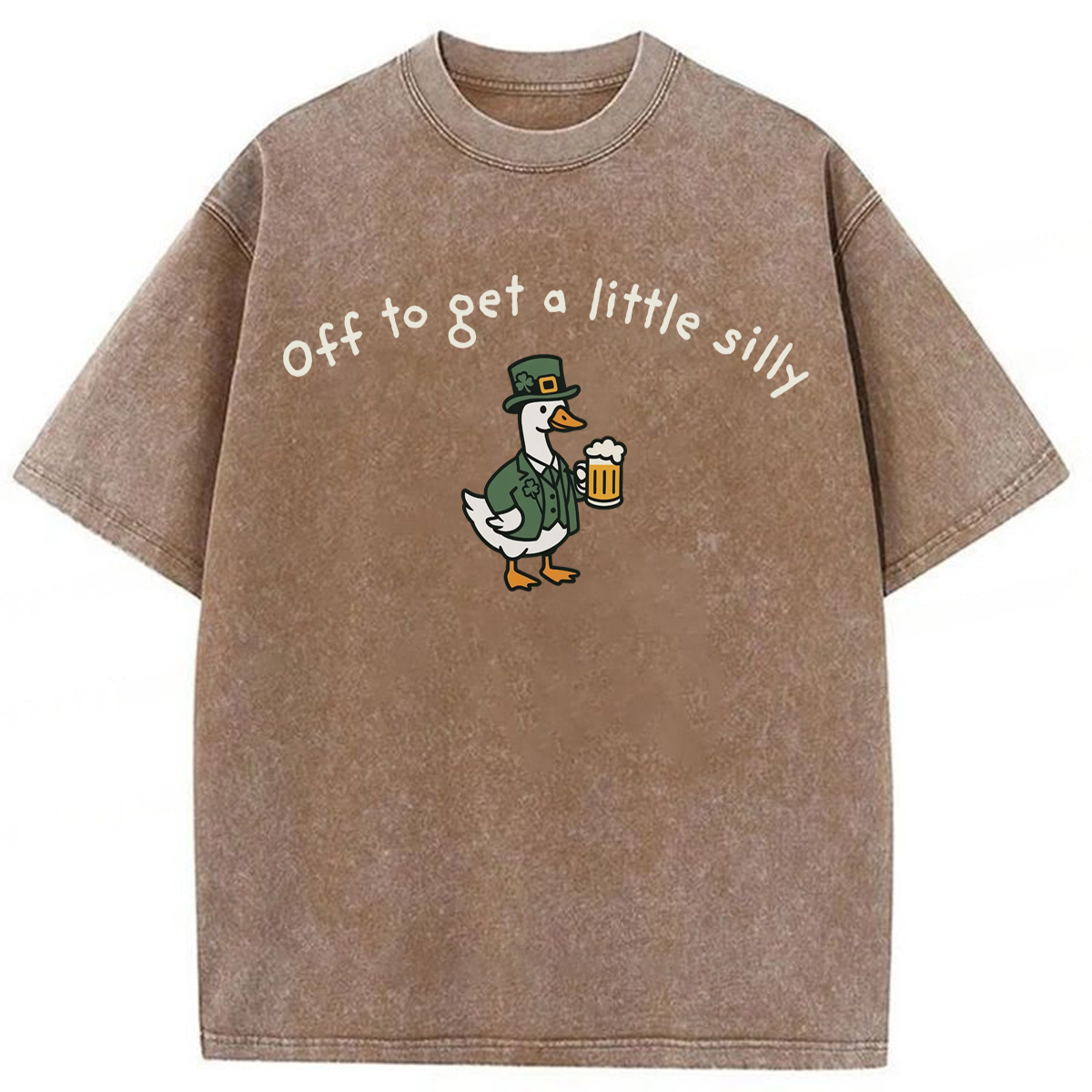 Tokyoviva St Patricks Day Goose Washed T-shirt