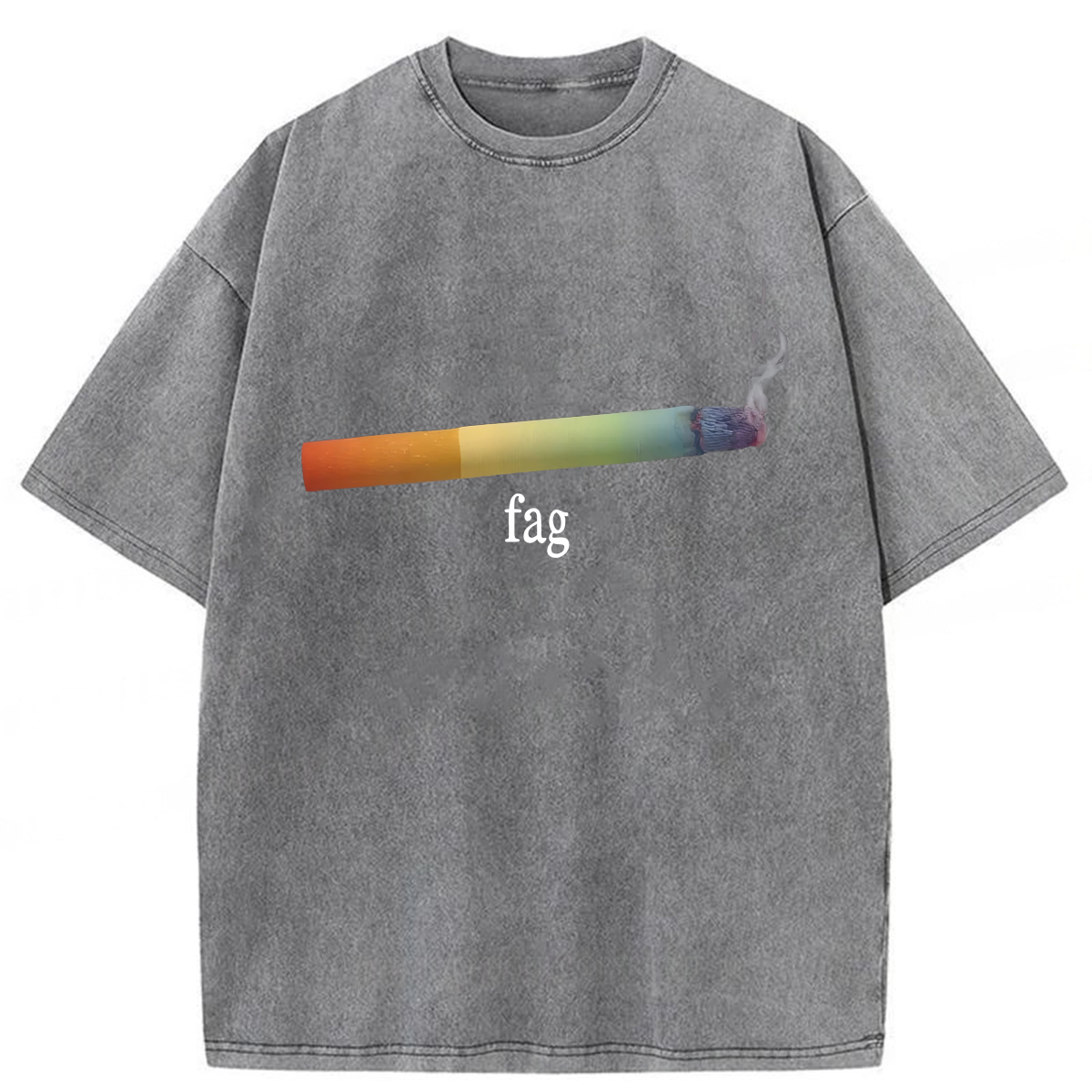 Tokyoviva Lgbt Meme Smoke Washed T-shirt
