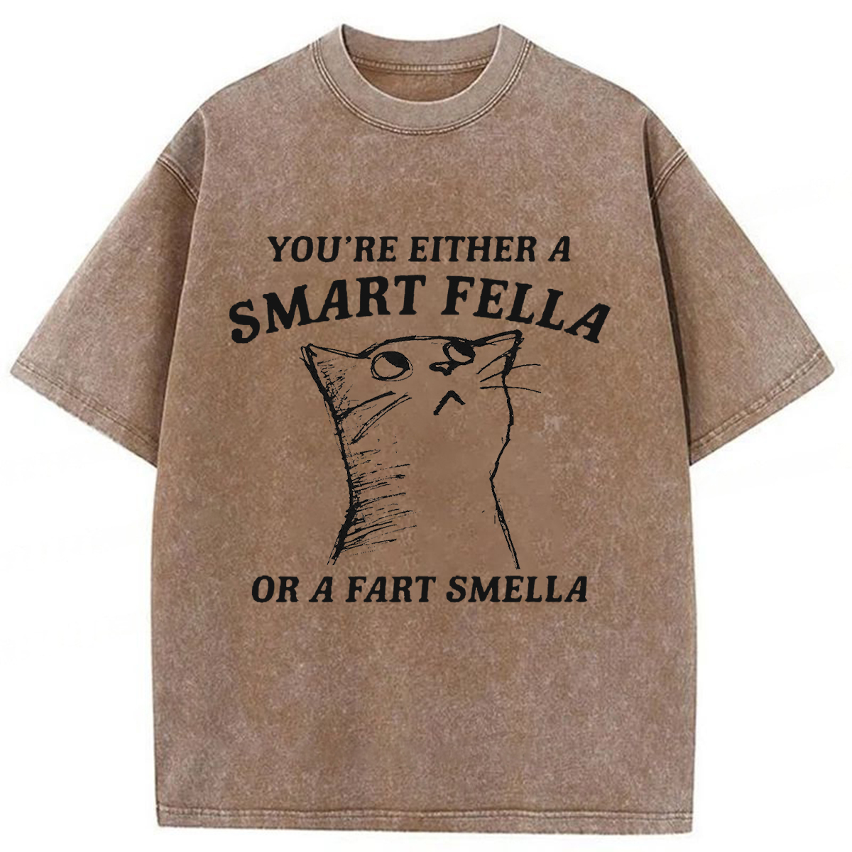 Tokyoviva Disdain Cats Washed T-shirt