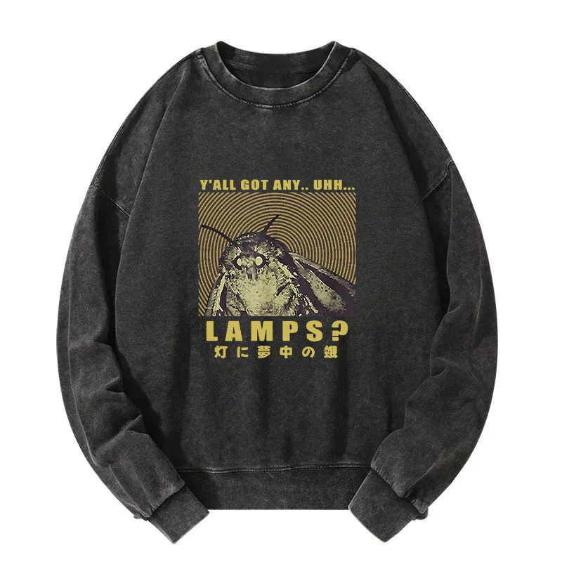 Moth Obsessed With The Light Washed Sweatshirt