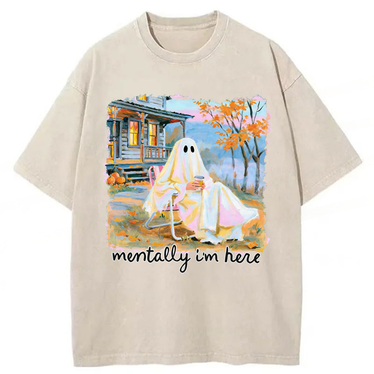 Tokyoviva Summerween Ghost Washed T-shirt