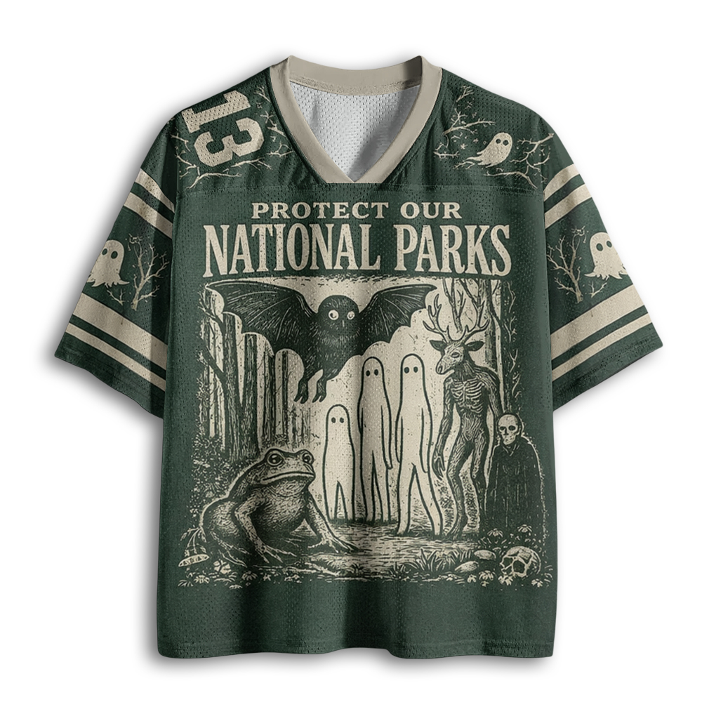 Baddiecat Folk Horror Mesh Jersey