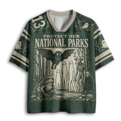 Baddiecat Folk Horror Mesh Jersey