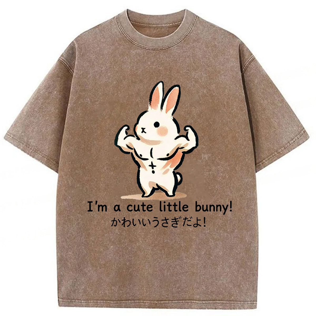 Tokyoviva Muscular Rabbit Washed T-Shirt