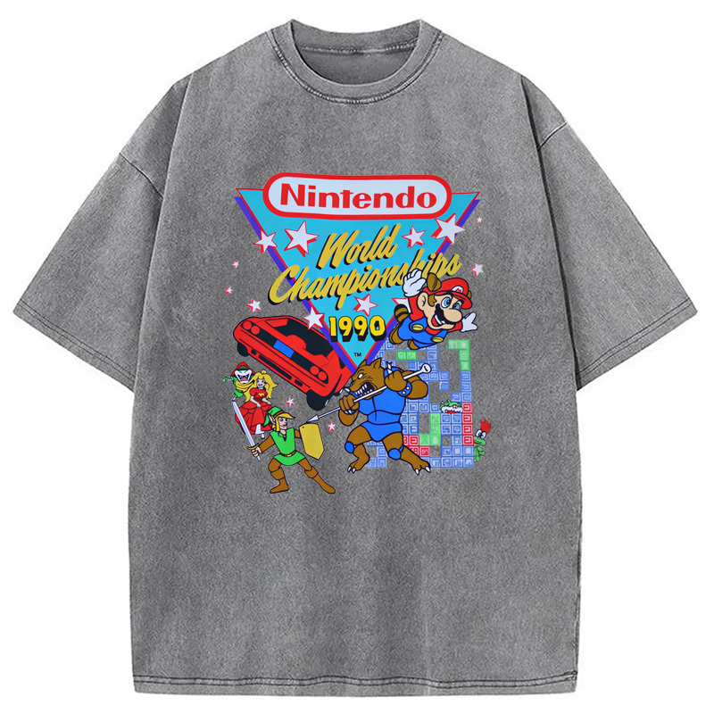 Nintendo 1990 World Championships Washed T-Shirt