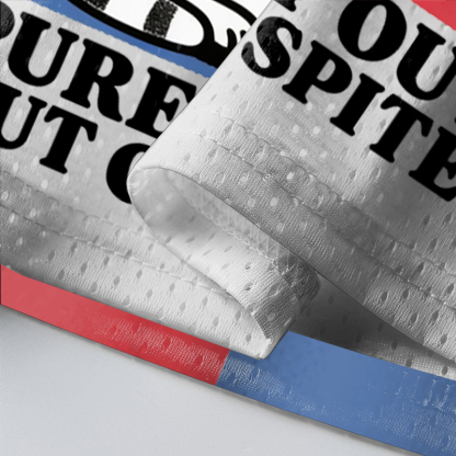 Baddiecat Cat Thriving Purely Out Of Spite Mesh Jersey