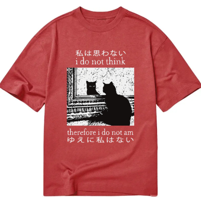Thinking Cat Classic T-Shirt