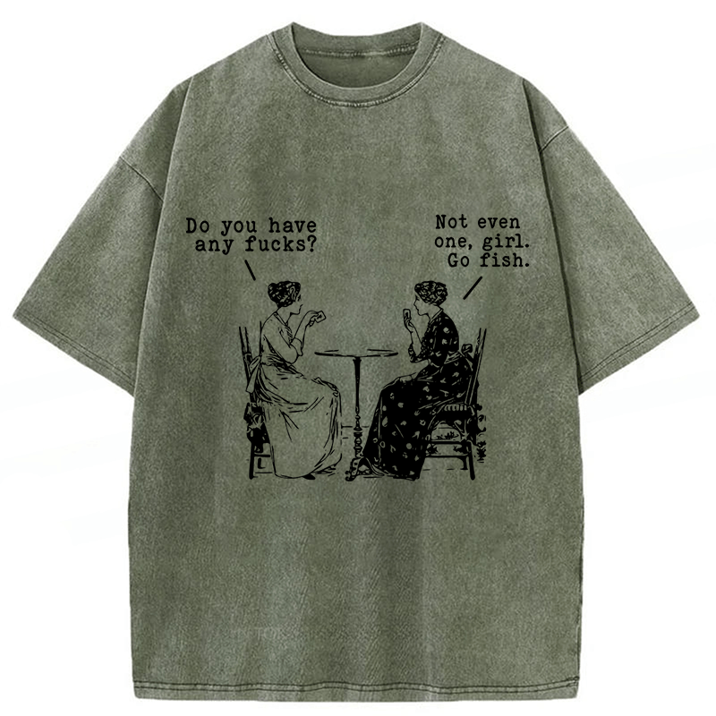 Tokyoviva Lady's Fun Chat Washed T-shirt