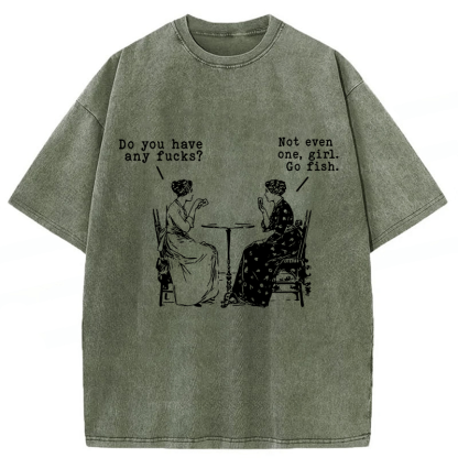 Tokyoviva Lady's Fun Chat Washed T-shirt