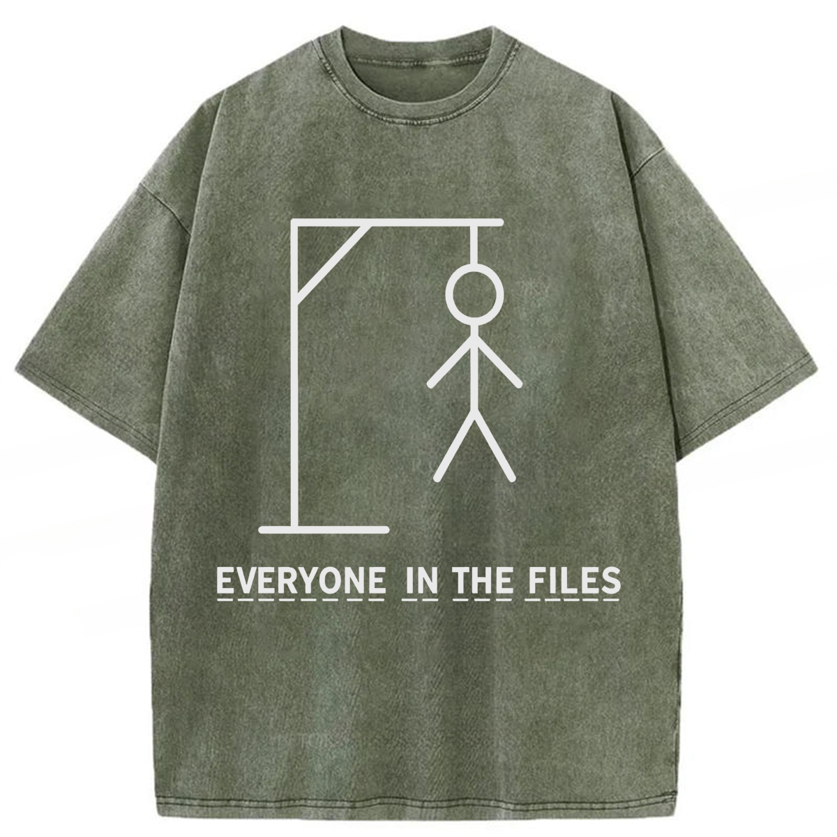 Tokyoviva Everyone In The Files Washed T-shirt