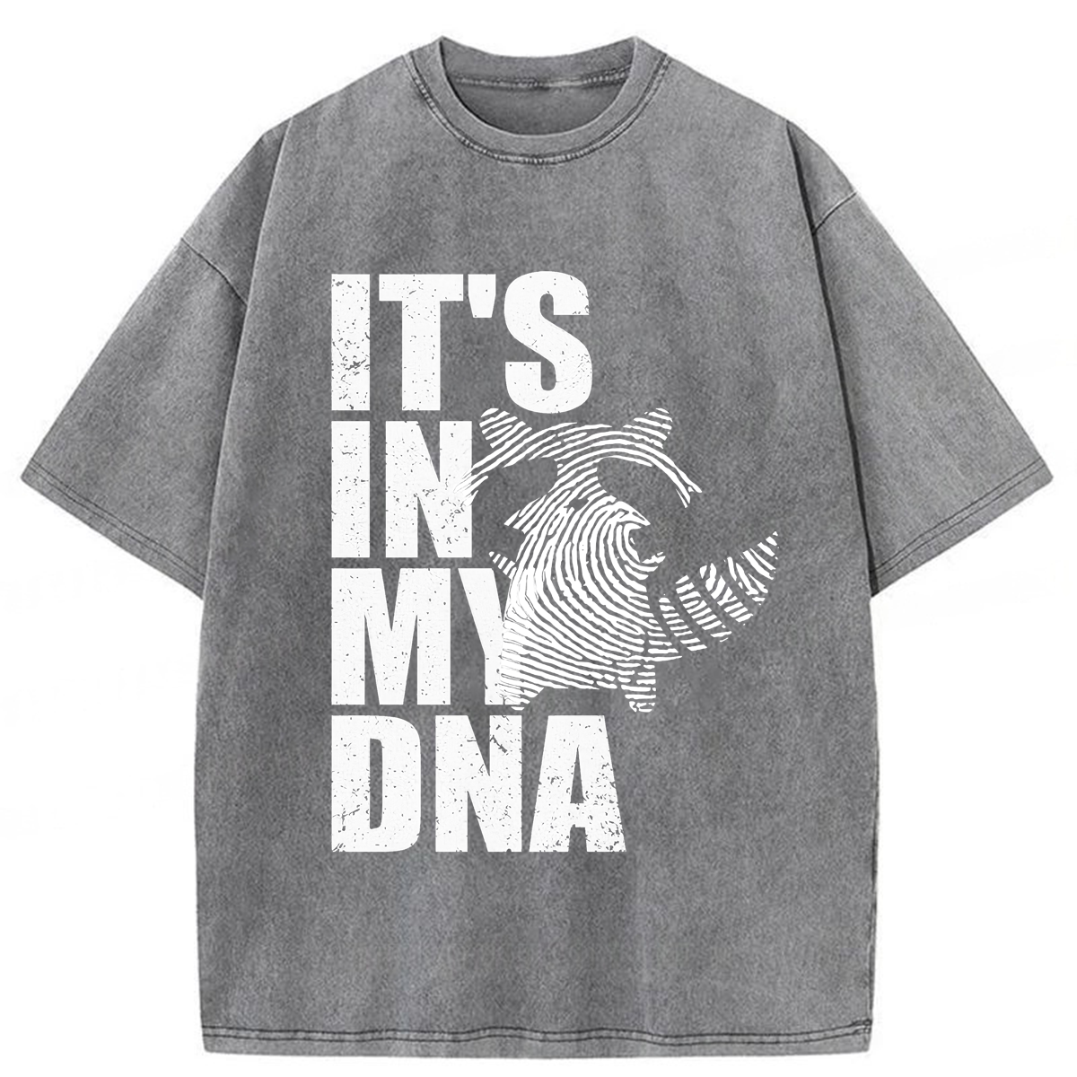 Tokyoviva Raccoon It's In My DNA Washed T-shirt
