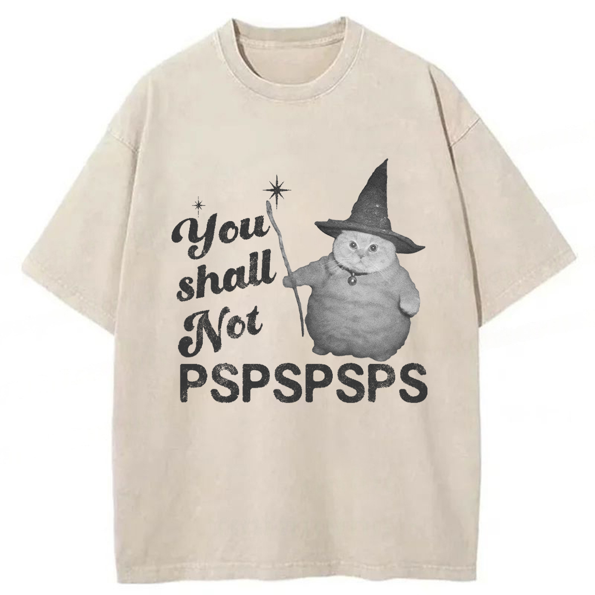 Tokyoviva Magical Cat Washed T-shirt