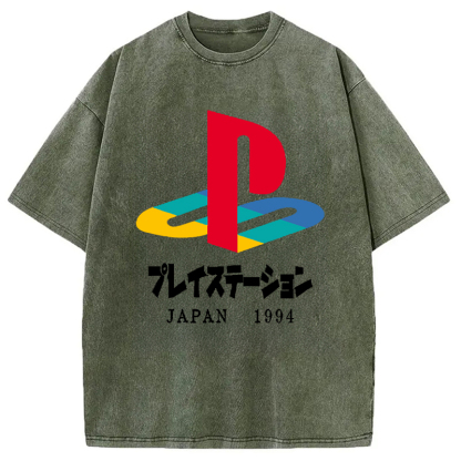 Sony Playstation Japanese Washed T-Shirt