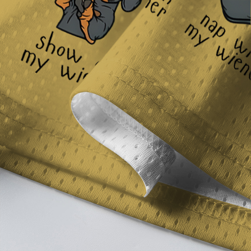 Baddiecat Dachshund Funny Doxie Mesh Jersey