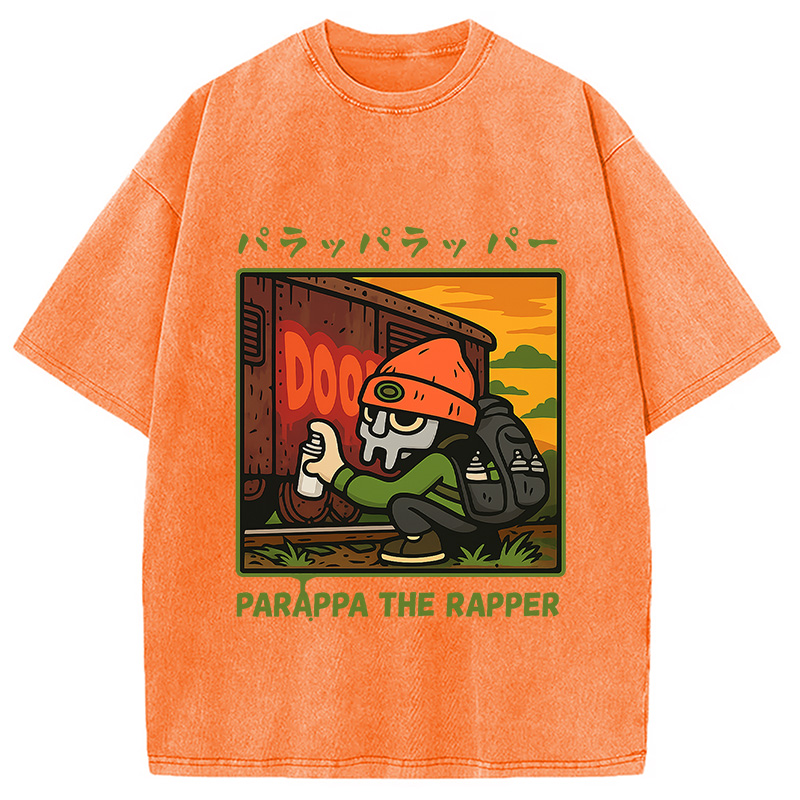 PaRappa the Rapper MF DOOM Washed T-Shirt