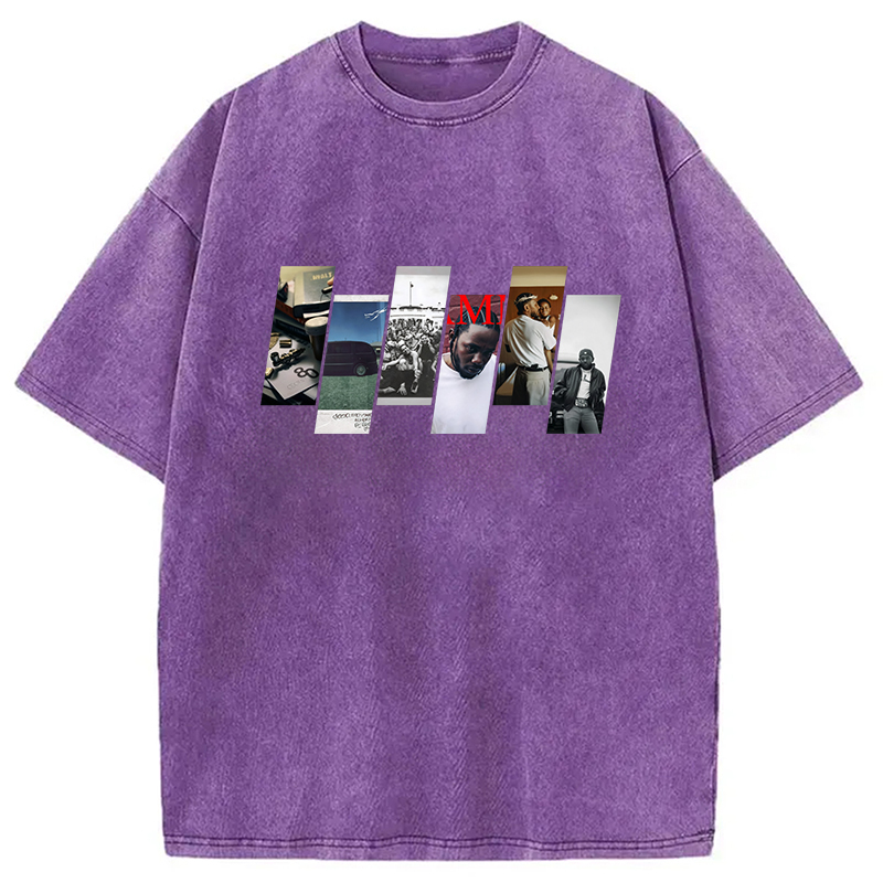 Kendrick Lamar Albums Washed T-Shirt