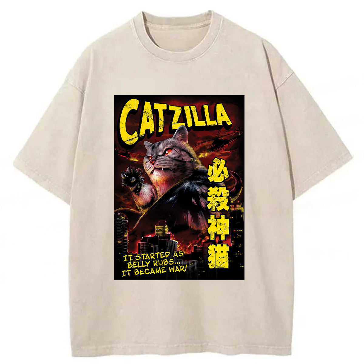 Tokyoviva Catzilla Washed T-shirt