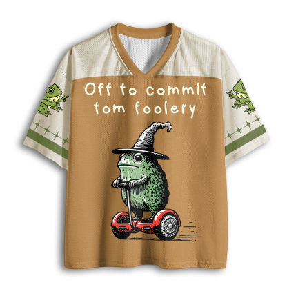 Baddiecat Frog Off To Commit Tom Foolery Mesh Jersey