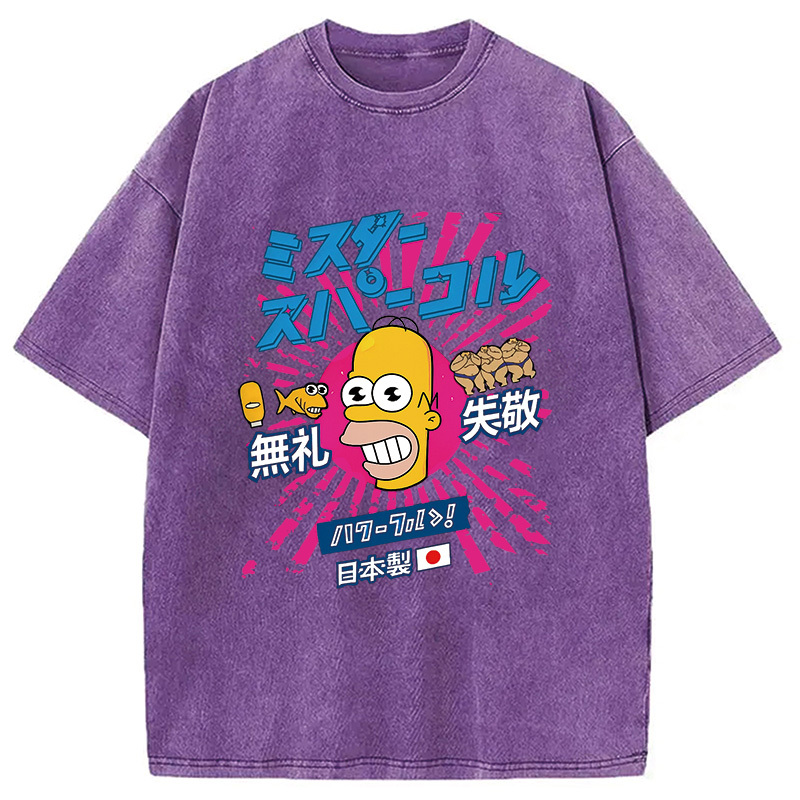 Mr Sparkle Rising Sun Vintage Washed T-Shirt