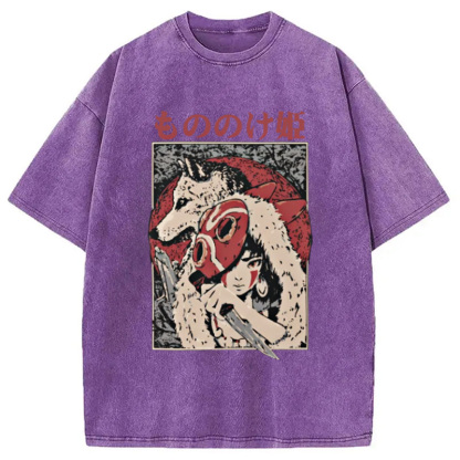 Princess Mononoke Washed T-Shirt