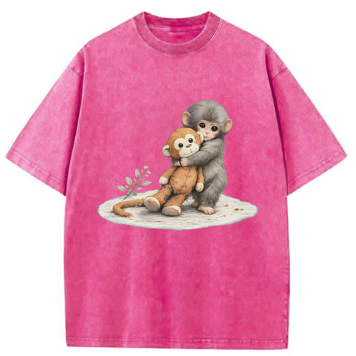 Tokyoviva Baby Monkey Punch Washed T-shirt