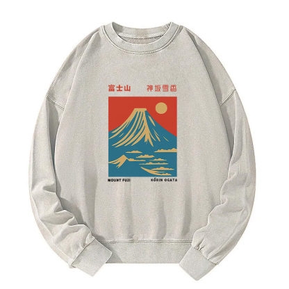 Mount Fuji Vintage Washed Sweatshirt