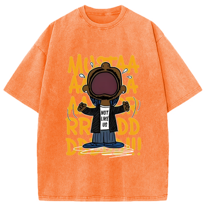 Kendrick Mustard Lamar Rapper Washed T-Shirt